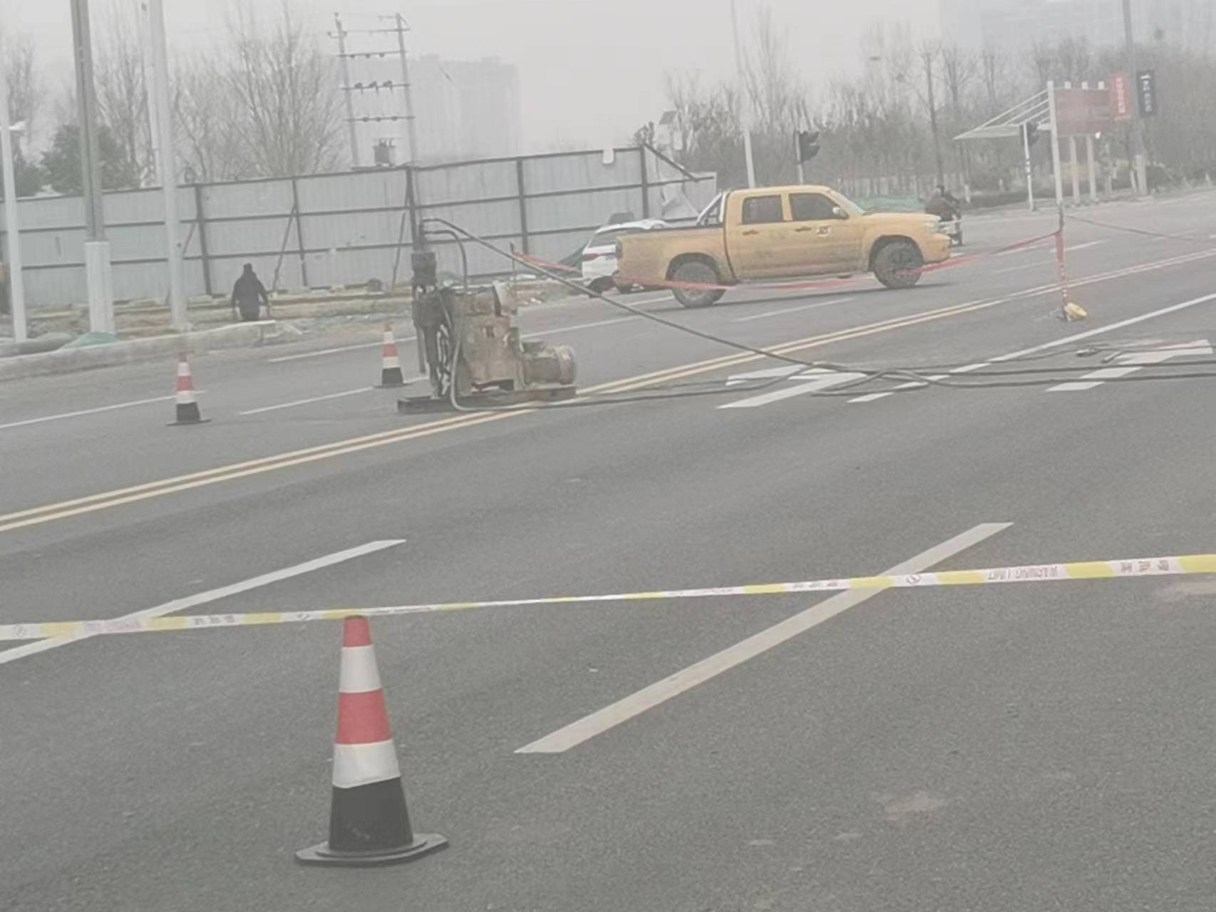普定马路注浆